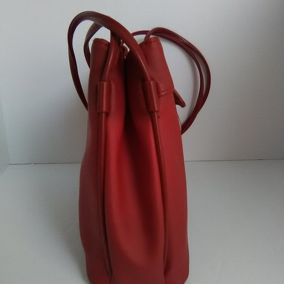 Vintage Esprit Red Medium Size Shoulder Bag/Pocketbook - Picture 8 of 13